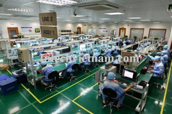 electronic circuit board assembly line