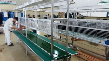 conveyor system with aluminum profiles