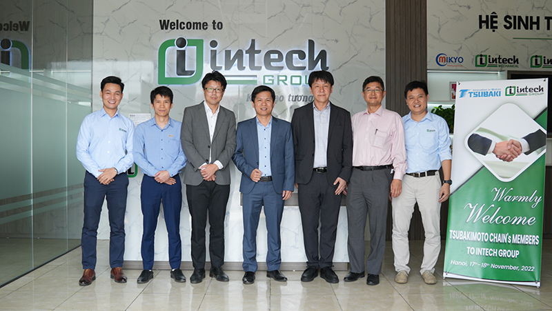 intech group don tiep doan dai bieu tsubakimoto chain group  nhat ban  sang tham va lam viec